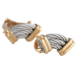 FRED - boucles d'oreilles en or et acier