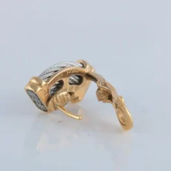 FRED - boucles d'oreilles en or et acier
