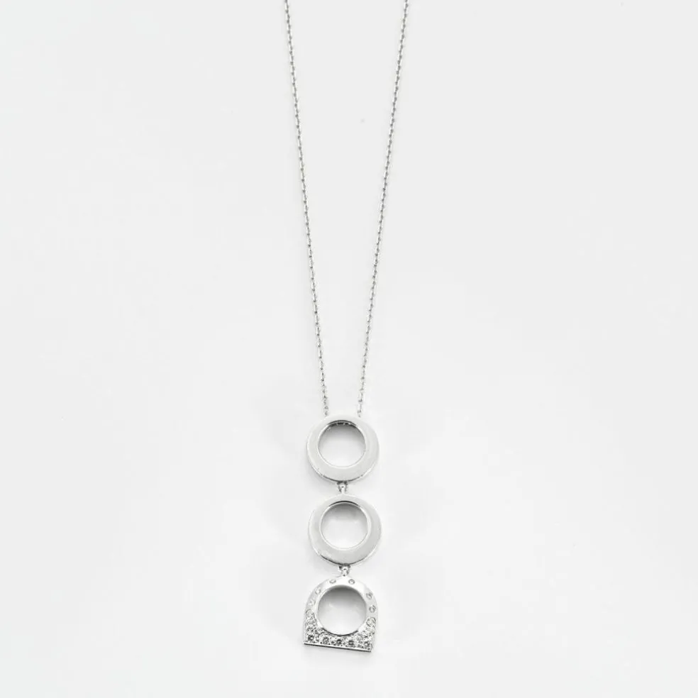 FRED - SUCCESS - Collier en or gris et diamants.