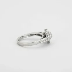 GAYUBO - Bague Solitaire ronde