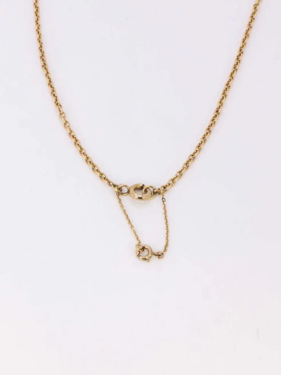 GEORGES BRUNET - Collier Napoléon III or jaune diamants perles fines