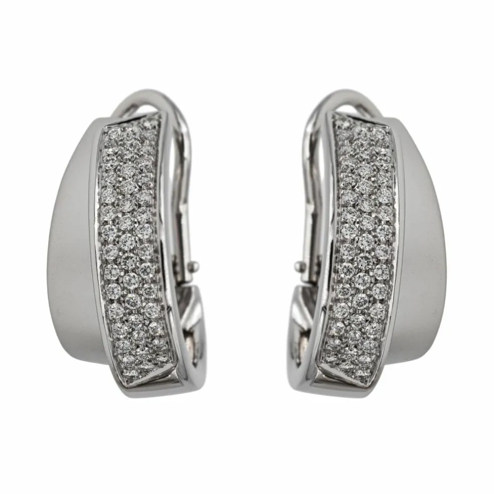 Giorgio Visconti Boucles d'oreilles Or blanc Diamant