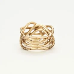 H. STERN - Zéphir - Bague or jaune et diamants