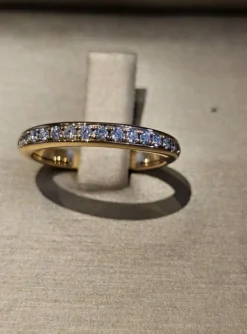 Hulchi Belluni - Alliance or rose et diamants