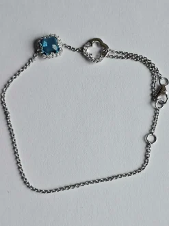 Hulchi Belluni - Bracelet améthyste or blanc et diamants
