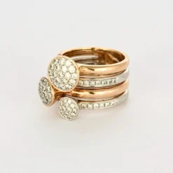 HULCHI BELLUNI - Funghetti - Bague en or et diamants