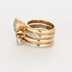 HULCHI BELLUNI - Funghetti - Bague en or et diamants