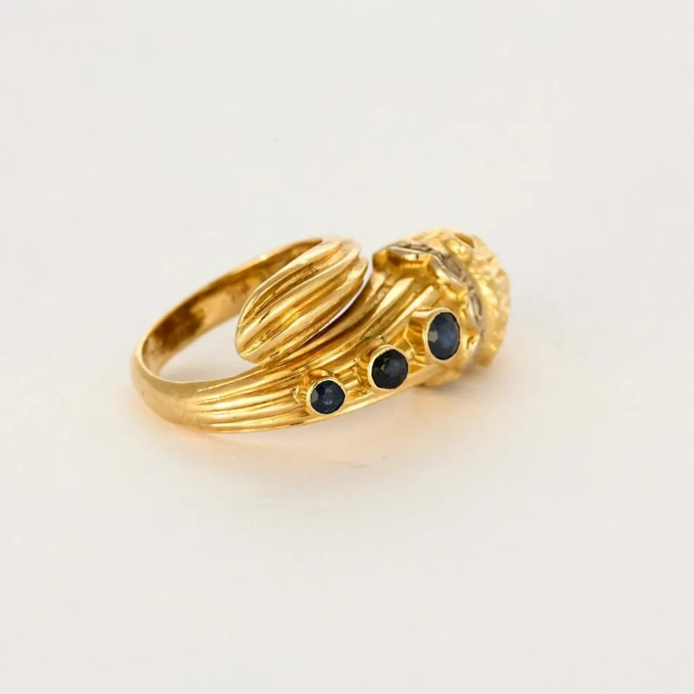ILIAS LALAOUNIS - Bague Chimère en or jaune
