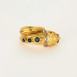 ILIAS LALAOUNIS - Bague Chimère en or jaune