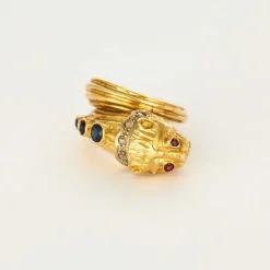 ILIAS LALAOUNIS - Bague Chimère en or jaune