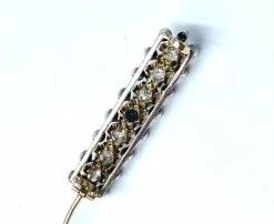 Impressionnante broche epingle en diamants, Empire austro-hongrois