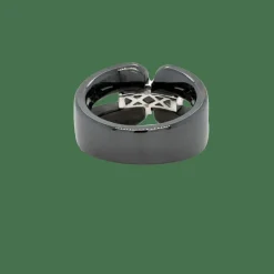 Jeell - Bague céramique et diamants