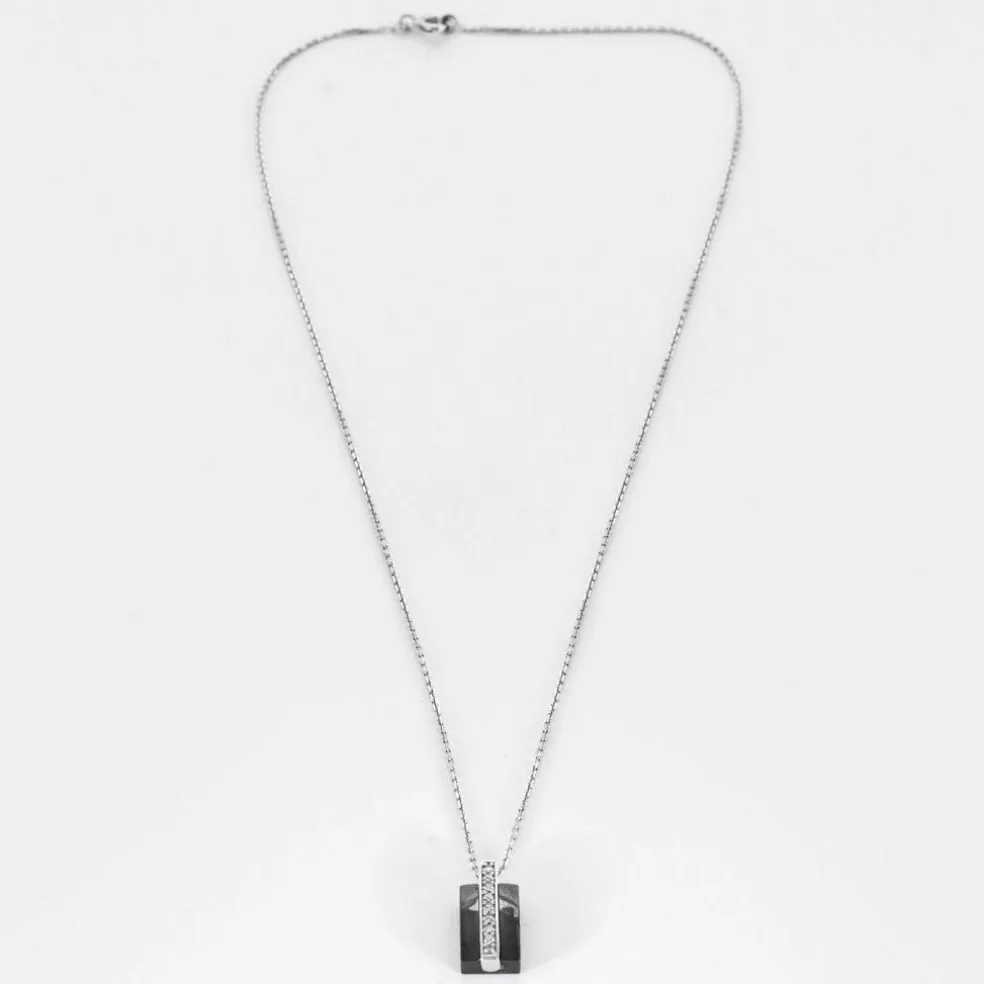 JEELL - Pendentif or gris et céramique
