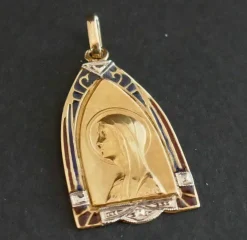 J.holy - Médaille 2 Ors Art Nouveau
