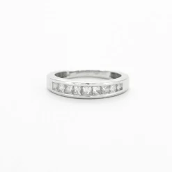 Jonc Or Gris et Diamants