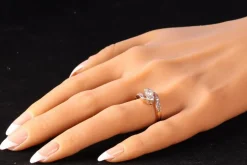 L'amour à travers le temps : bague en or et diamants Belle Époque années 1920