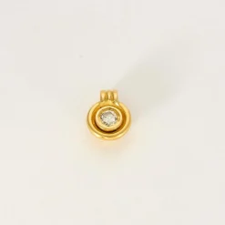 L'Unique Pendentif or jaune diamant