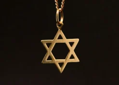 Magen David en or jaune