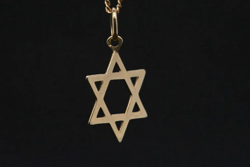 Magen David en or jaune