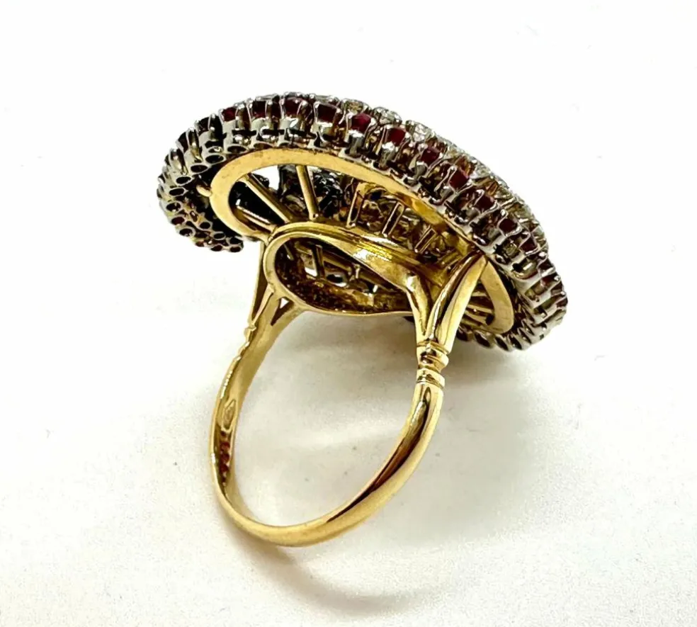 Magnifique bague spirale Dolce Vita vintage