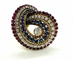Magnifique bague spirale Dolce Vita vintage
