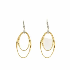 MARCO BICEGO - MARRAKECH ONDE - Boucles d'oreilles or jaune et diamants