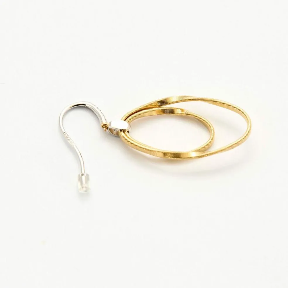 MARCO BICEGO - MARRAKECH ONDE - Boucles d'oreilles or jaune et diamants