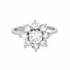 Marguerite Diamant en or blanc