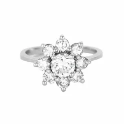Marguerite Diamant en or blanc