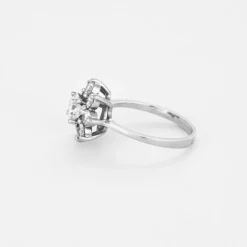 Marguerite Diamant en or blanc