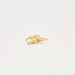 MARIA TASH  Mono boucles d'oreille en or et diamants
