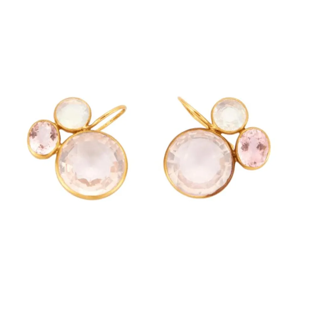 MARIE HELENE DE TAILLAC - Boucles d'oreilles Pierres de lune