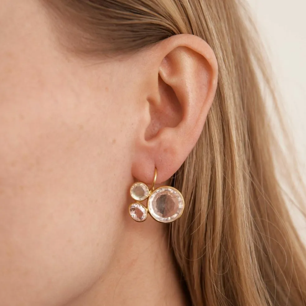 MARIE HELENE DE TAILLAC - Boucles d'oreilles Pierres de lune