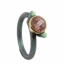 Martin Spreng bague titane et tourmaline