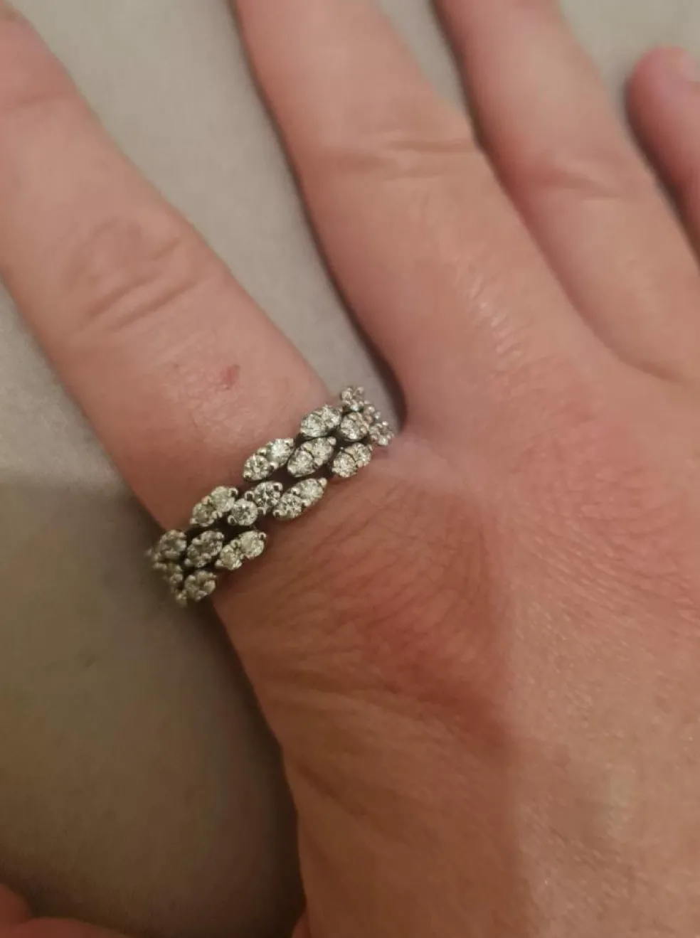 MAUBOUSSIN - Je Le Veux - Bague or blanc et diamants