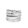 MAUBOUSSIN - Kiff & Kiss - Bague or blanc, diamants
