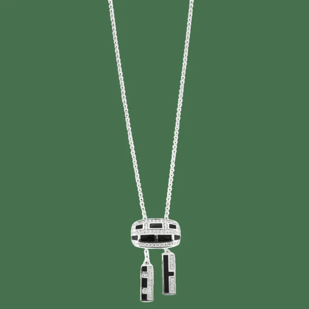 MAUBOUSSIN - LE VICE et LA VERTU- Collier "Le Vice" or blanc et diamants