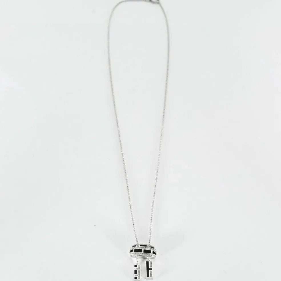MAUBOUSSIN - LE VICE et LA VERTU- Collier "Le Vice" or blanc et diamants