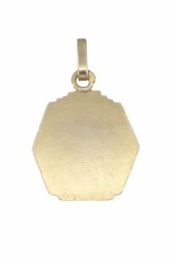 Médaille ancienne Vierge or jaune