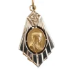 Médaille 2 Ors Art Déco