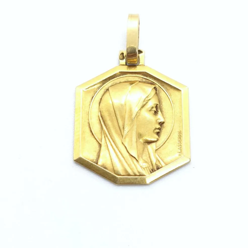 Médaille « sainte vierge », or