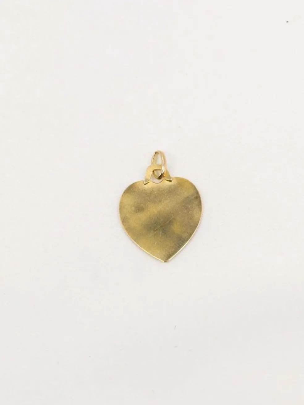 Médaille amour Augis coeur Plus qu'hier moins que demain 2 ors