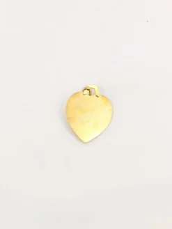 Médaille amour Augis coeur Plus qu'hier moins que demain 2 ors