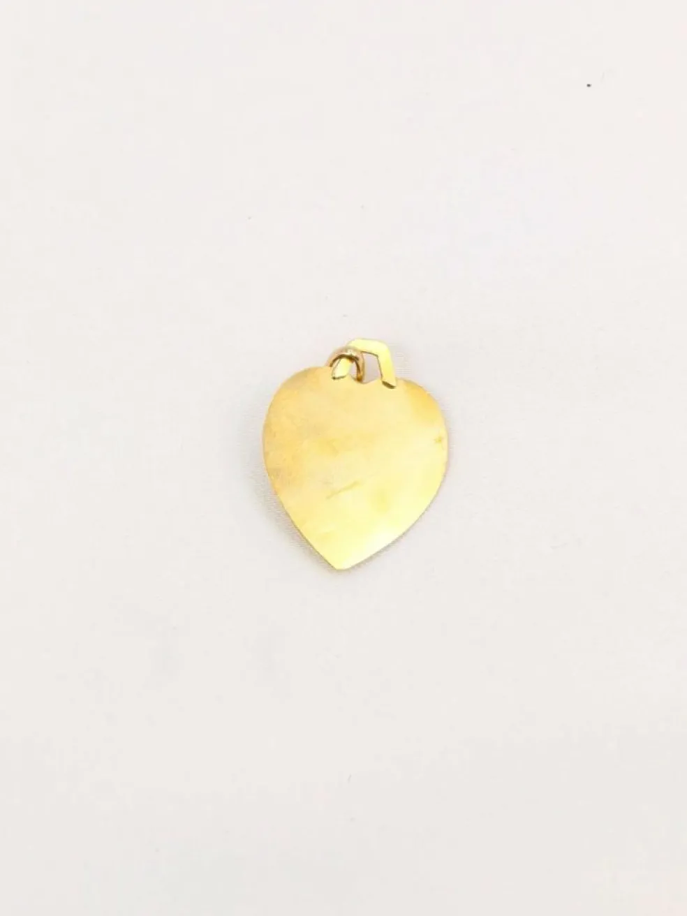 Médaille amour Augis coeur Plus qu'hier moins que demain 2 ors