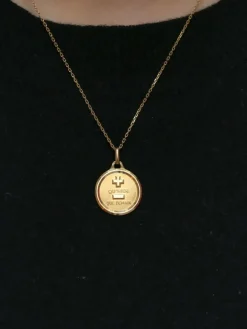 Médaille Amour Augis "L'originale" Or jaune "Plus qu’hier moins que demain"