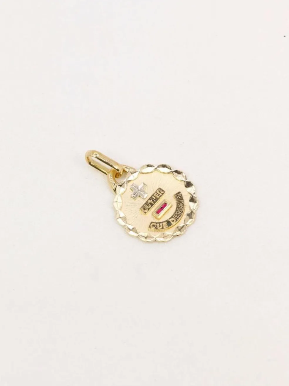 Médaille amour Augis ronde