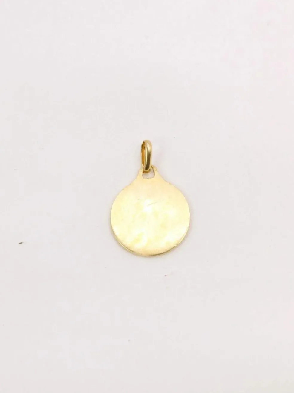 Médaille amour Augis ronde or jaune diamant rubis