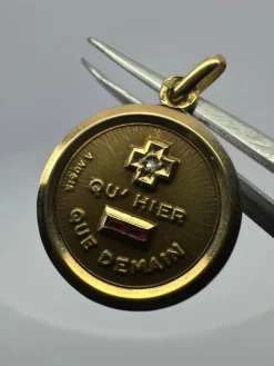 Médaille Amour Or Jaune 18k