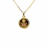 Médaille Amour Or Jaune 18k & Diamant