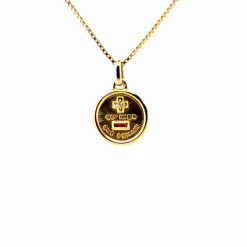 Médaille Amour Or Jaune 18k & Diamant